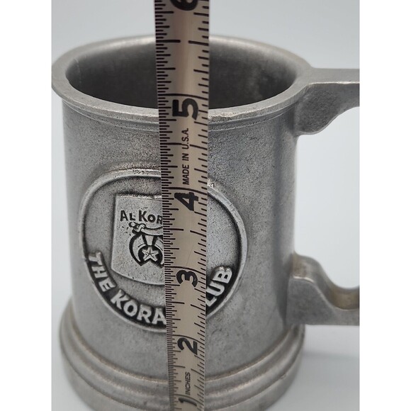 Vintage Wilton RWP The Koran Club Al Koran Pewter Mug Tankard Stein Engraved - Picture 8 of 12